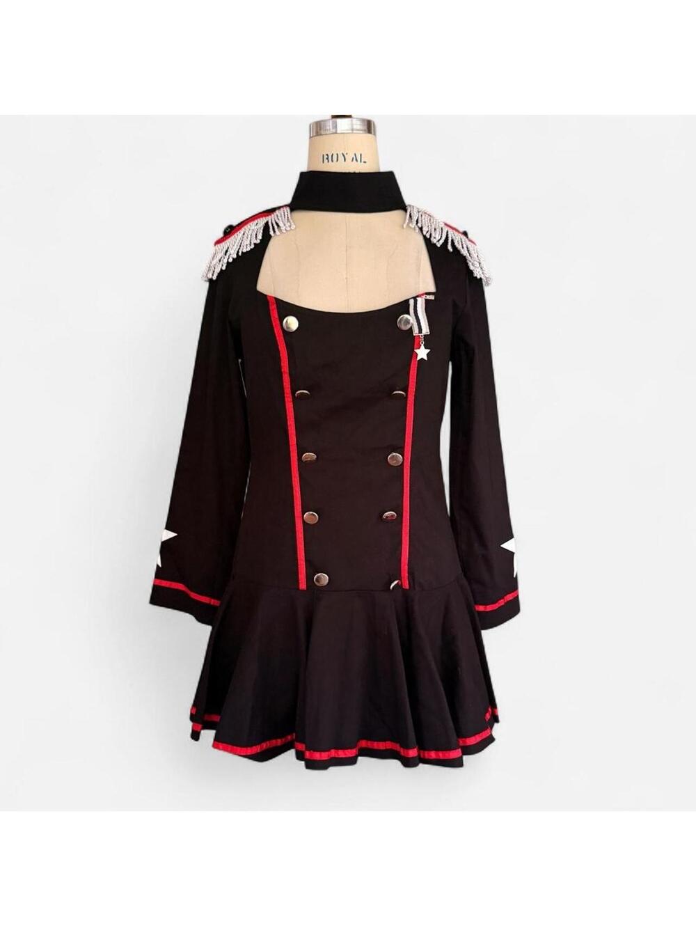 Leg Avenue Majorette Mayhem Drum Major Costume Dress in Black